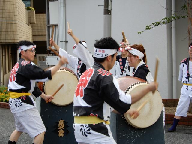 高田町祇園太鼓保存会の皆様が演舞を披露して頂きました！